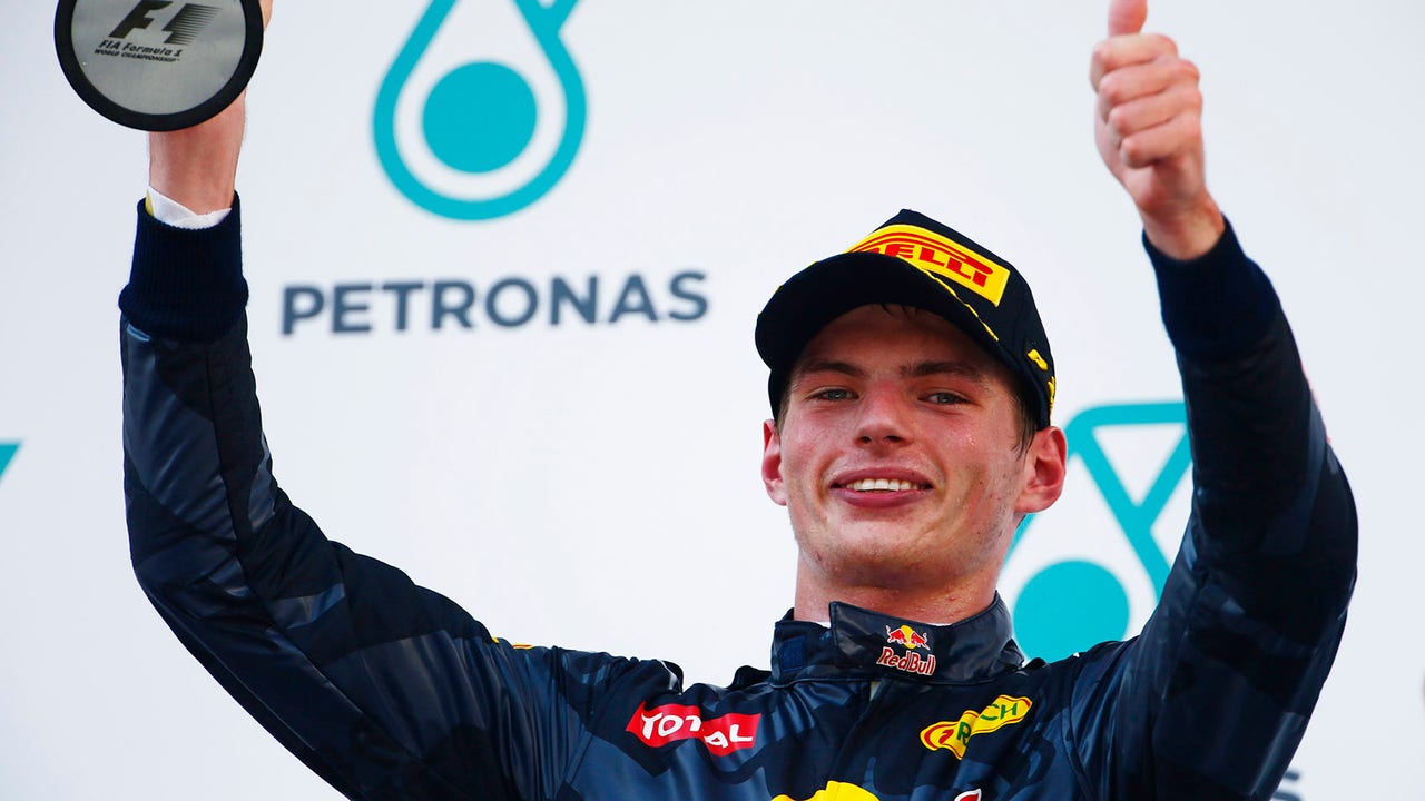 Max Verstappen upbeat despite losing out to teammate